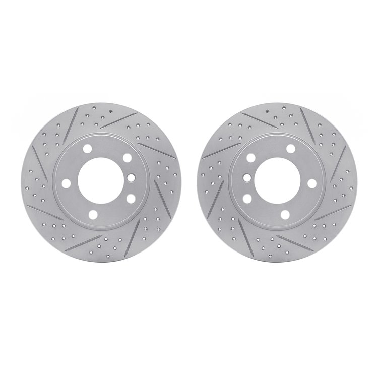 2002-31009 Geoperformance Drilled/Slotted Brake Rotors, 1995-1998 BMW, Position: Front