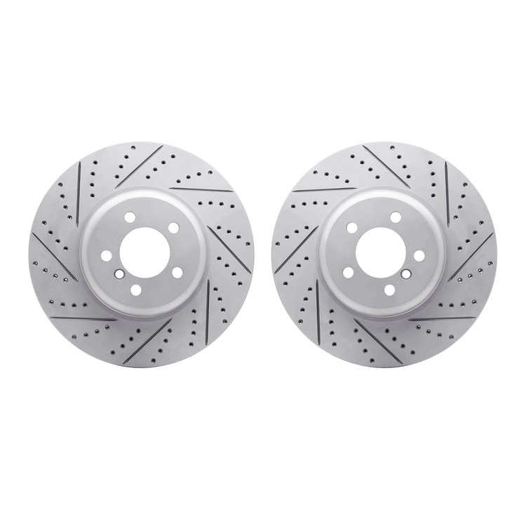 2002-31016 Geoperformance Drilled/Slotted Brake Rotors, 2013-2020 BMW, Position: Front