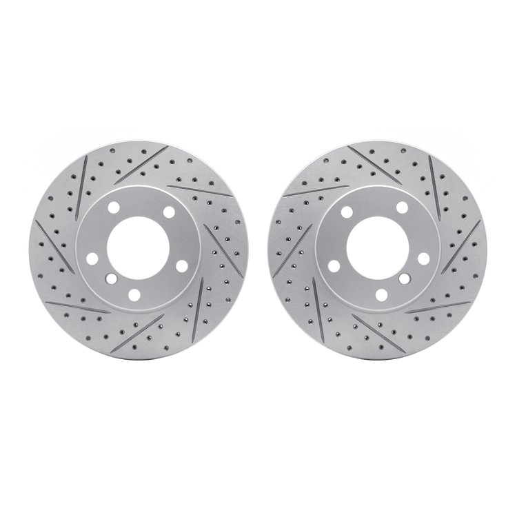 2002-31018 Geoperformance Drilled/Slotted Brake Rotors, 1996-2003 BMW, Position: Front