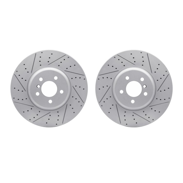 2002-31030 Geoperformance Drilled/Slotted Brake Rotors, 2009-2017 BMW, Position: Front