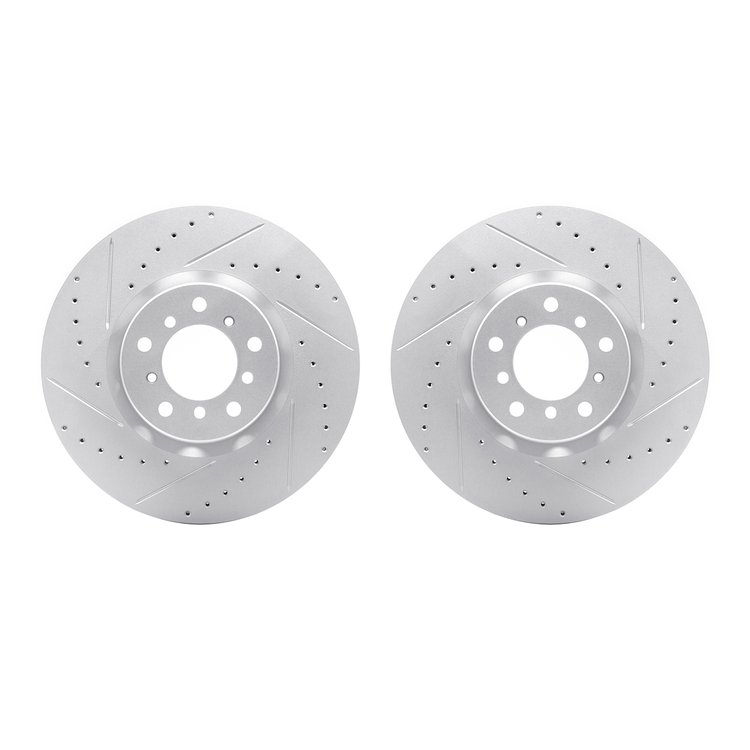 2002-31039 Geoperformance Drilled/Slotted Brake Rotors, 2000-2003 BMW, Position: Front