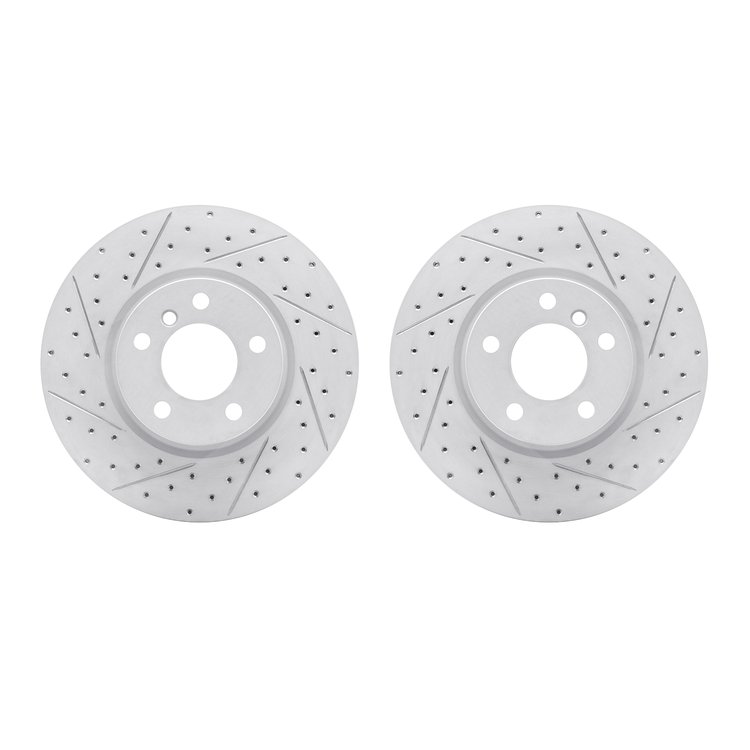 2002-31041 Geoperformance Drilled/Slotted Brake Rotors, 2011-2018 BMW, Position: Front