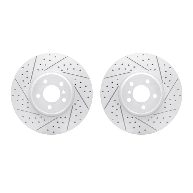 2002-31048 Geoperformance Drilled/Slotted Brake Rotors, 2008-2019 BMW, Position: Front