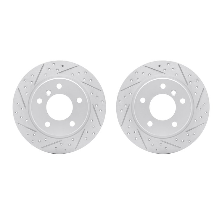 2002-31058 Geoperformance Drilled/Slotted Brake Rotors, 1991-1999 BMW, Position: Rear