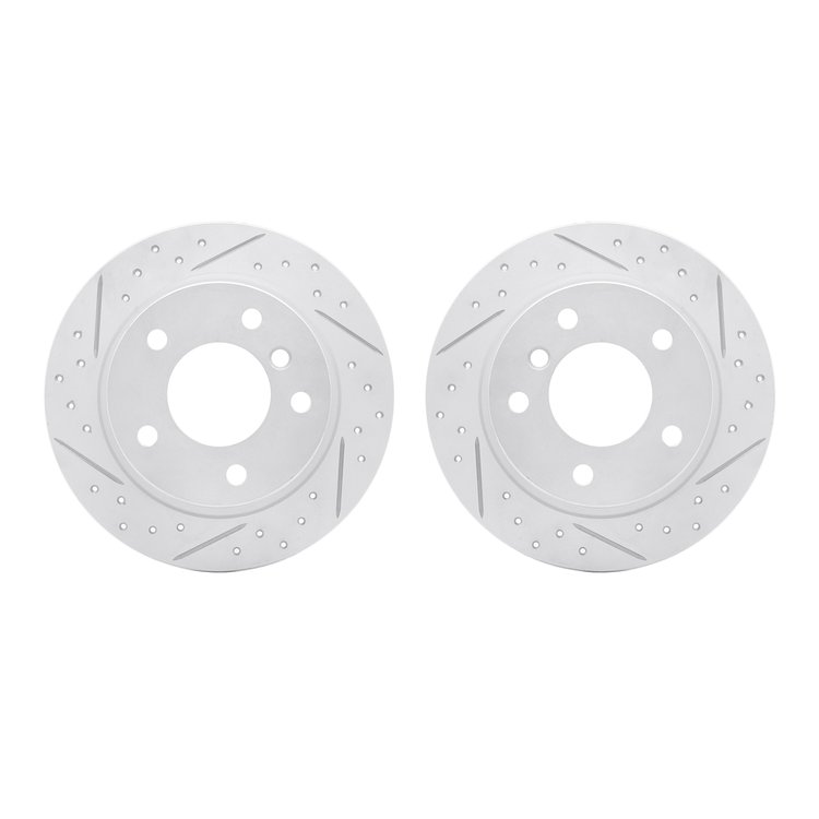 2002-31097 Geoperformance Drilled/Slotted Brake Rotors, 1996-2002 BMW, Position: Rear