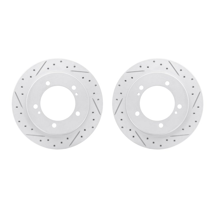 2002-47028 Geoperformance Drilled/Slotted Brake Rotors, 1999-2004 Multiple Makes/Models, Position: Front