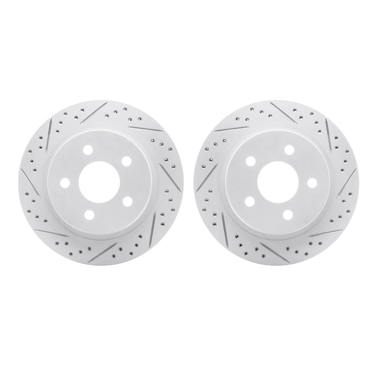 2002-47037 Geoperformance Drilled/Slotted Brake Rotors, 1993-1997 GM, Position: Rear
