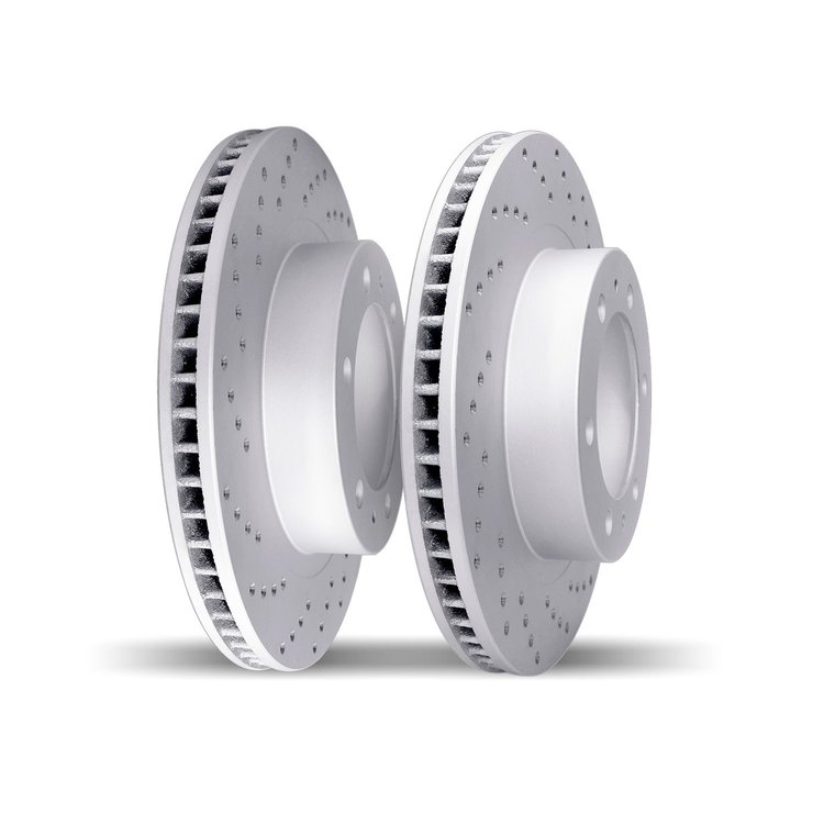 2002-49004 Geoperformance Drilled Brake Rotors, 2011-2012 VPG, Position: Front