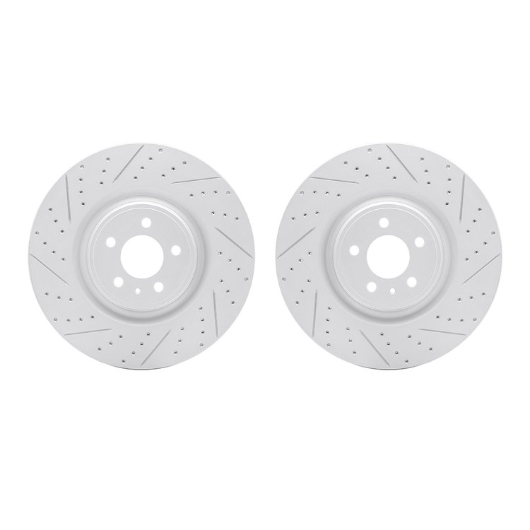 2002-54098 Geoperformance Drilled/Slotted Brake Rotors, 2013-2014 Ford/Lincoln/Mercury/Mazda, Position: Front