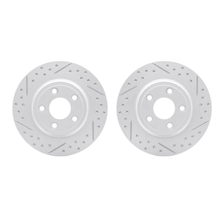 2002-54174 Geoperformance Drilled/Slotted Brake Rotors, 2000-2006 Multiple Makes/Models, Position: Rear