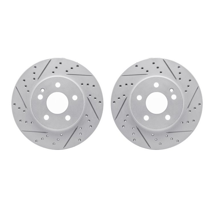 2002-63011 Geoperformance Drilled/Slotted Brake Rotors, 2006-2011 Mercedes-Benz, Position: Front