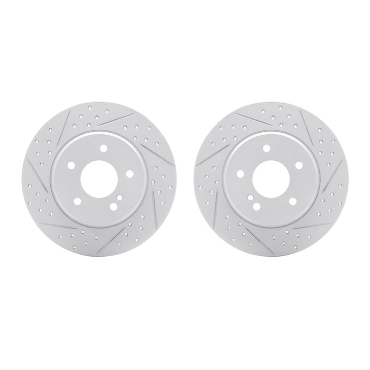 2002-63057 Geoperformance Drilled/Slotted Brake Rotors, 1994-2011 Mercedes-Benz, Position: Rear