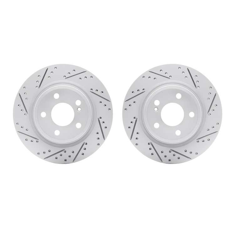 2002-63068 Geoperformance Drilled/Slotted Brake Rotors, 2014-2019 Mercedes-Benz, Position: Rear
