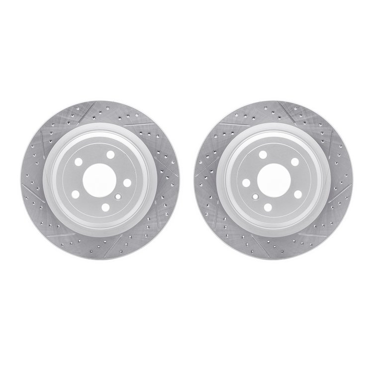 2002-63078 Geoperformance Drilled/Slotted Brake Rotors, 2012-2019 Mercedes-Benz, Position: Rear