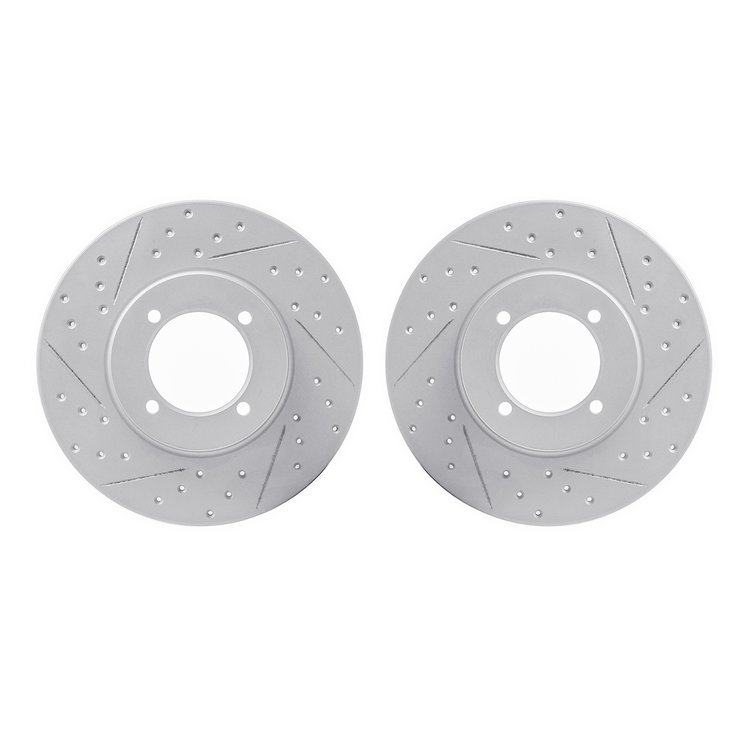 2002-67016 Geoperformance Drilled/Slotted Brake Rotors, 1970-1973 Infiniti/Nissan, Position: Front