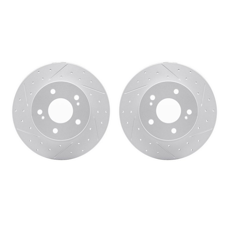 2002-67047 Geoperformance Drilled/Slotted Brake Rotors, 1994-2004 Infiniti/Nissan, Position: Rear