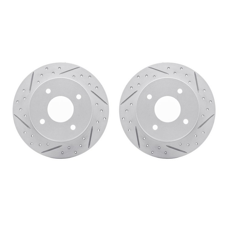 2002-67049 Geoperformance Drilled/Slotted Brake Rotors, 1989-1998 Infiniti/Nissan, Position: Rear