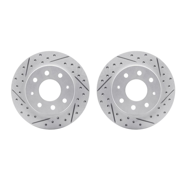 2002-72004 Geoperformance Drilled/Slotted Brake Rotors, 1988-2007 Multiple Makes/Models, Position: Front