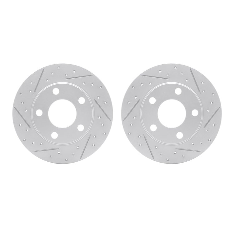 2002-73036 Geoperformance Drilled/Slotted Brake Rotors, 1999-2005 Audi/Volkswagen, Position: Rear