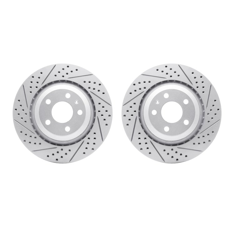 2002-73038 Geoperformance Drilled/Slotted Brake Rotors, 2005-2011 Audi/Volkswagen, Position: Rear