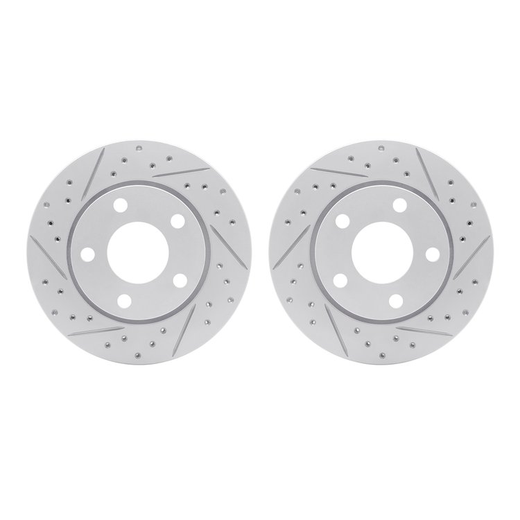 2002-73045 Geoperformance Drilled/Slotted Brake Rotors, 2000-2002 Audi/Volkswagen, Position: Rear