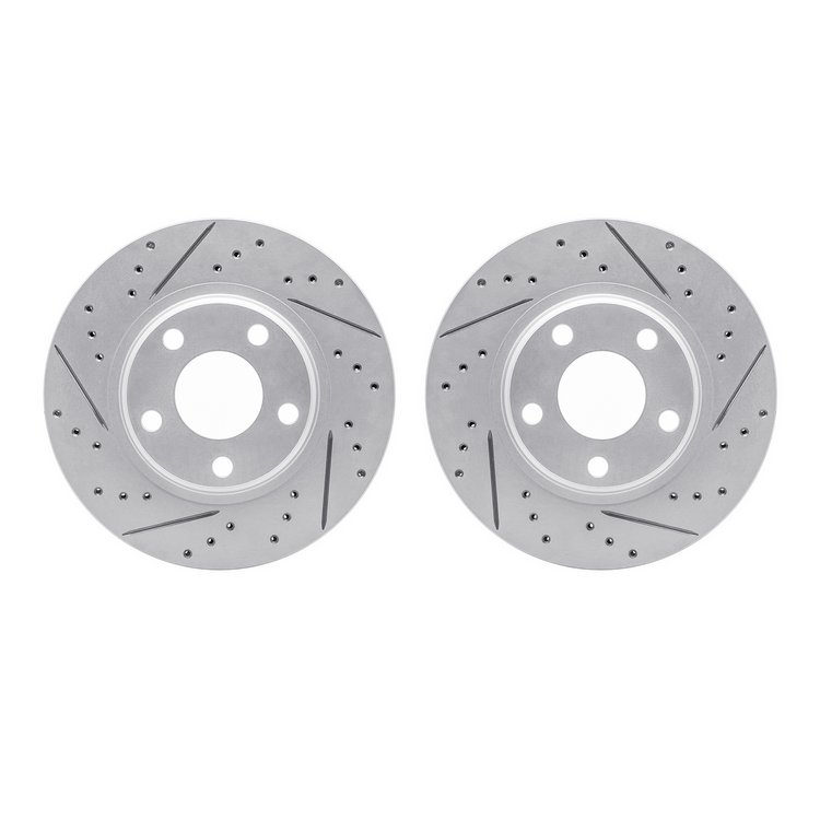 2002-74004 Geoperformance Drilled/Slotted Brake Rotors, 1997-2008 Audi/Volkswagen, Position: Front, Rear