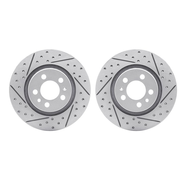2002-74013 Geoperformance Drilled/Slotted Brake Rotors, 1998-2015 Audi/Volkswagen, Position: Front