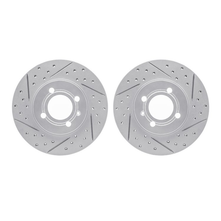 2002-74015 Geoperformance Drilled/Slotted Brake Rotors, 1986-2008 Audi/Volkswagen, Position: Front