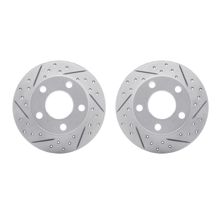 2002-74018 Geoperformance Drilled/Slotted Brake Rotors, 1992-2005 Audi/Volkswagen, Position: Rear