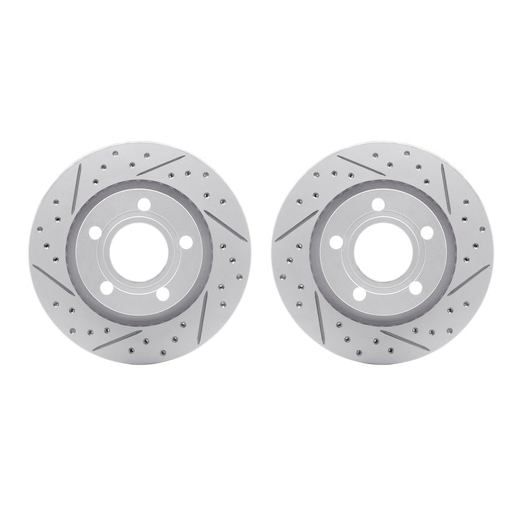 2002-74026 Geoperformance Drilled/Slotted Brake Rotors, 1999-2005 Audi/Volkswagen, Position: Rear