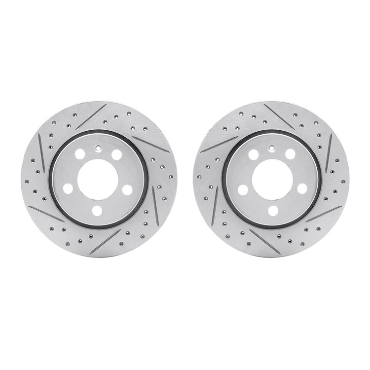 2002-74028 Geoperformance Drilled/Slotted Brake Rotors, 2000-2006 Audi/Volkswagen, Position: Rear