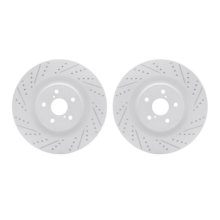 2002-75000 Geoperformance Drilled/Slotted Brake Rotors, 2013-2020 Lexus/Toyota/Scion, Position: Front