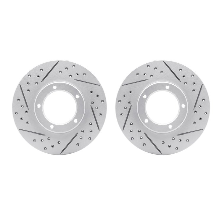 2002-76035 Geoperformance Drilled/Slotted Brake Rotors, 1995-2004 Lexus/Toyota/Scion, Position: Front