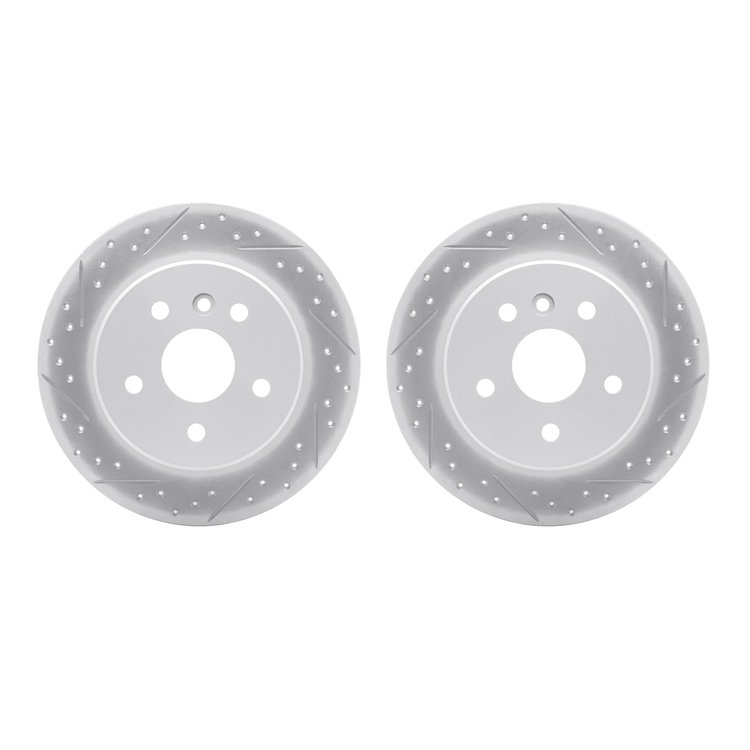 2002-76057 Geoperformance Drilled/Slotted Brake Rotors, 2000-2004 Lexus/Toyota/Scion, Position: Rear