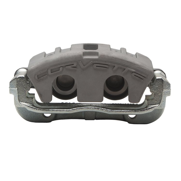 Premium Brake Caliper [Silver Zinc Coated], 2005-2013 GM, Front Left/Driver