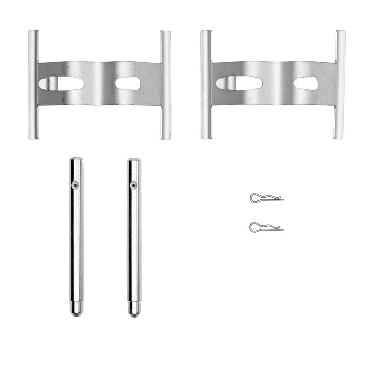 340-02003 Disc Brake Hardware Kit, 1998-2016 Porsche, Position: Rear,Front