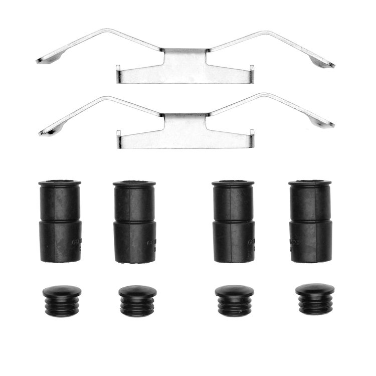 340-39006 Disc Brake Hardware Kit, 1983-1987 Mopar, Position: Front