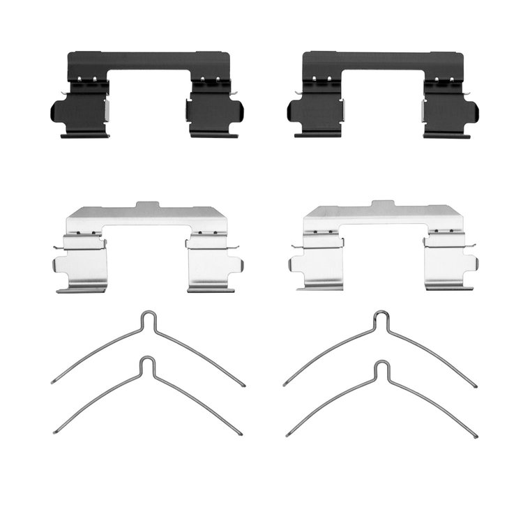 340-46018 Disc Brake Hardware Kit, 2017-2020 GM, Position: Front