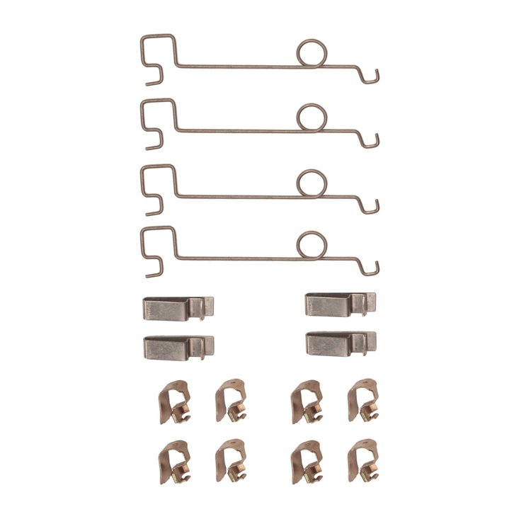 340-47001 Disc Brake Hardware Kit, 1985-1989 GM, Position: Front