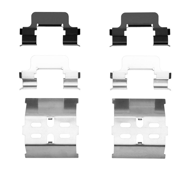 340-47025 Disc Brake Hardware Kit, 1997-2013 GM, Position: Rear