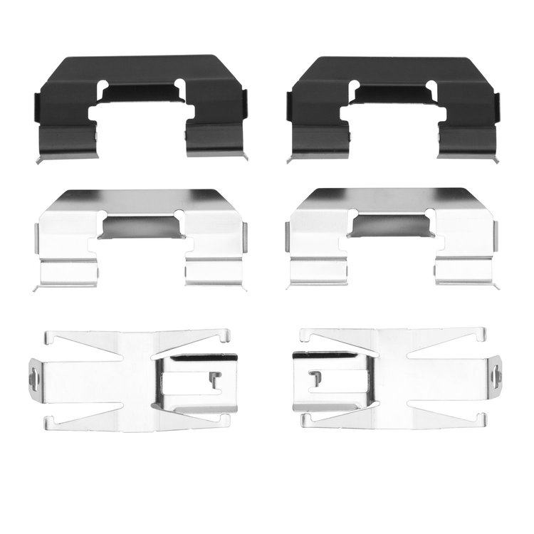 340-52004 Disc Brake Hardware Kit, 1997-2005 GM, Position: Front
