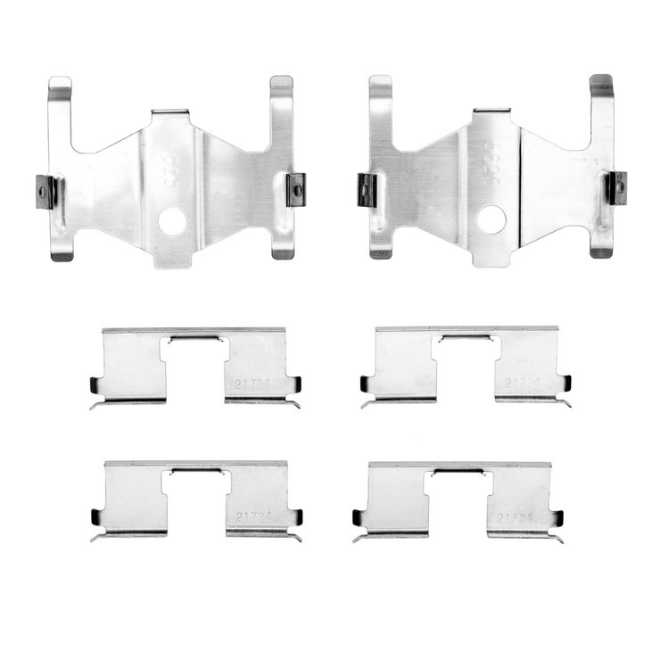 340-58000 Disc Brake Hardware Kit, 1986-1988 Acura/Honda, Position: Rear