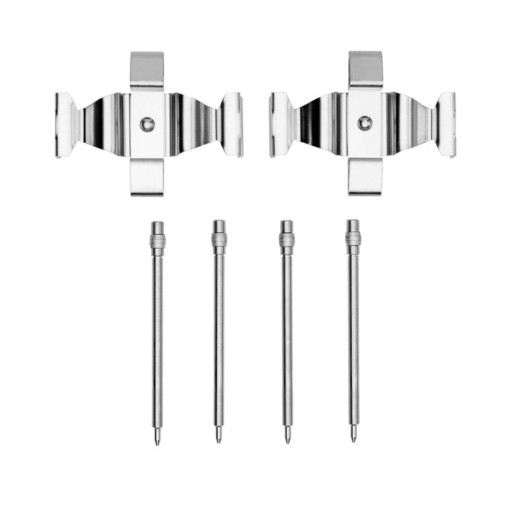 340-63043 Disc Brake Hardware Kit, 2003-2009 Mercedes-Benz, Position: Front