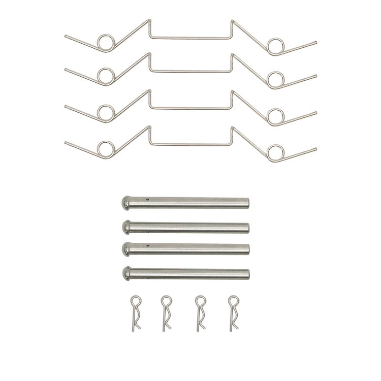 340-69001 Disc Brake Hardware Kit, 1989-2003 Multiple Makes/Models, Position: Rear
