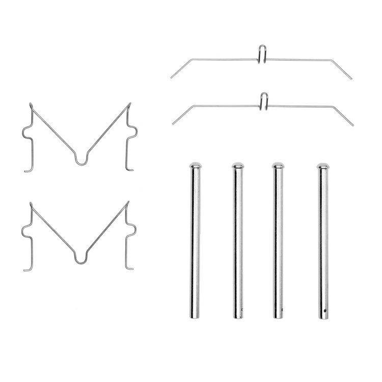 340-76013 Disc Brake Hardware Kit, 1976-1995 Lexus/Toyota/Scion, Position: Front