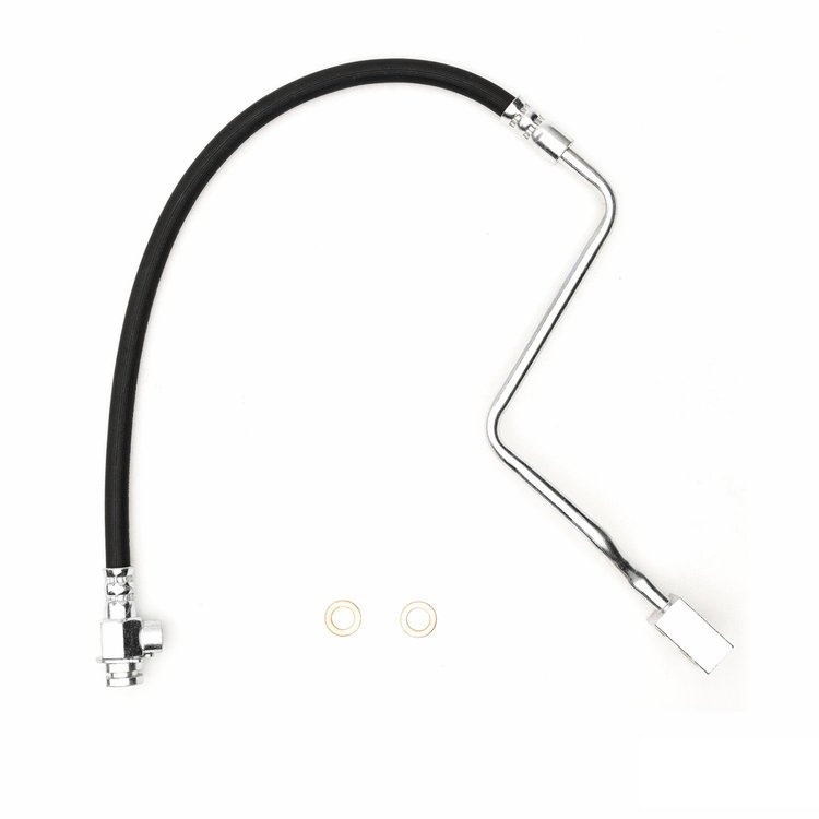 Brake Hose, 1988-1998 Ford/Lincoln/Mercury/Mazda, Position: Front Left/Driver