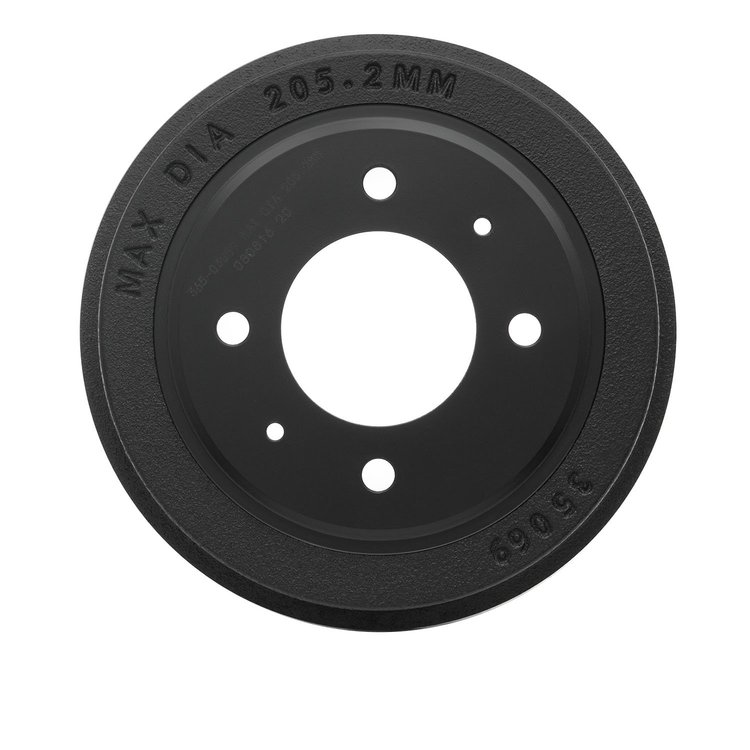 365-03009 True-Balanced Brake Drum, 1997-2001 Kia/Hyundai/Genesis, Position: Rear