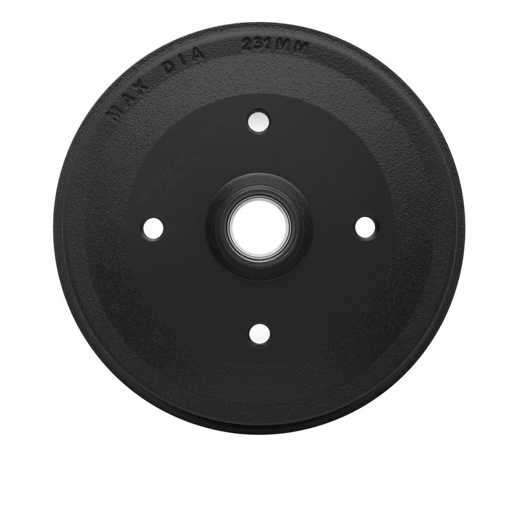 365-74005 True-Balanced Brake Drum, 1968-1977 Audi/Volkswagen, Position: Front