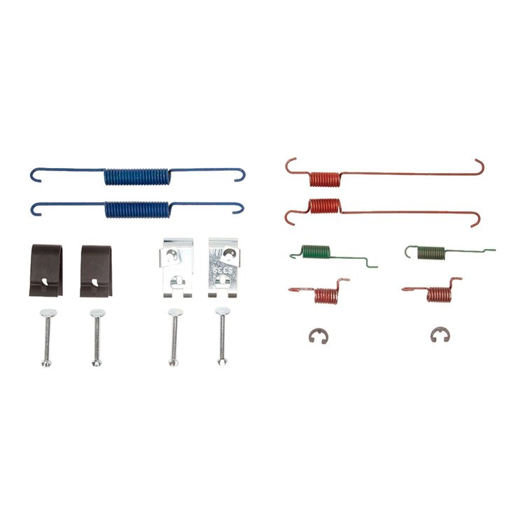 370-01004 Drum Brake Hardware Kit, 1990-2007 GM, Position: Rear