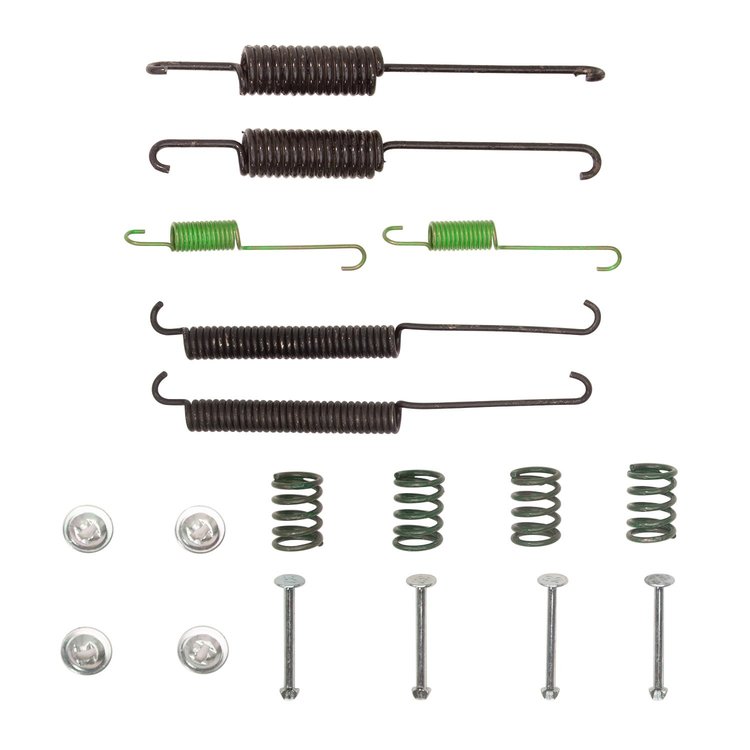 370-03001 Drum Brake Hardware Kit, 1989-1998 Kia/Hyundai/Genesis, Position: Rear